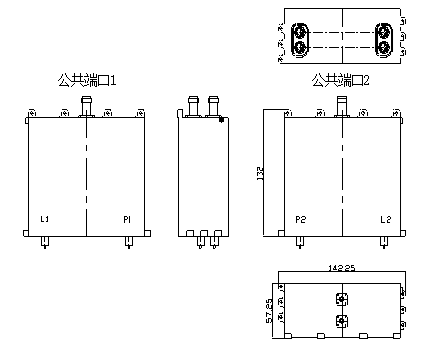 P/L波段合體雙工器