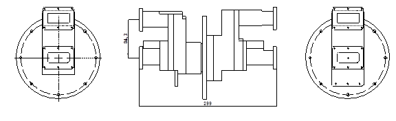 C波段雙路矩形波導(dǎo)旋轉(zhuǎn)關(guān)節(jié)