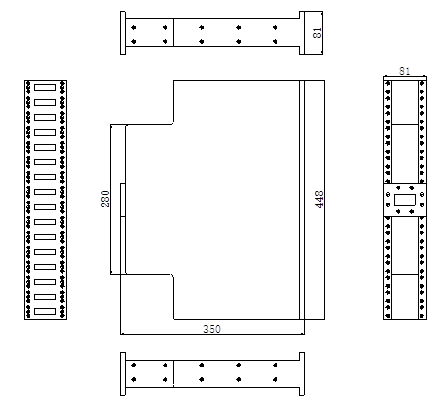 C波段波導(dǎo)1分16功分器